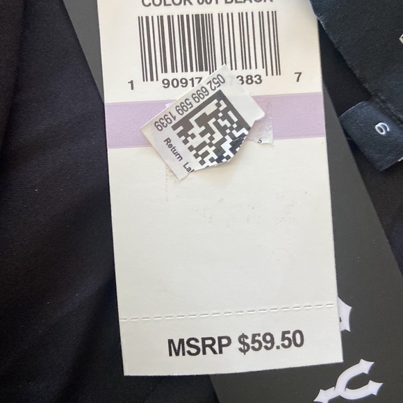 WOMEN’S black dress shorts Royalty by Maluma size 6 - Picture 5 of 8